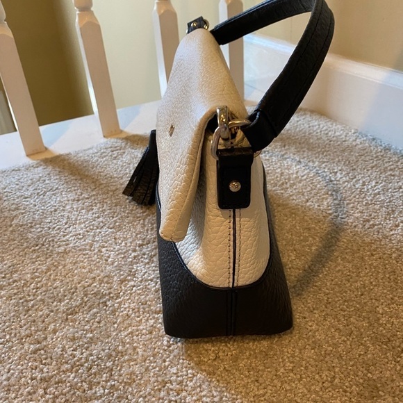 Kate Spade Black and White Fold Over Purse - Picture 10 of 16